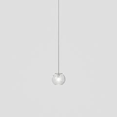 Vistosi  Pendant Light in Crystal Striped Glass
