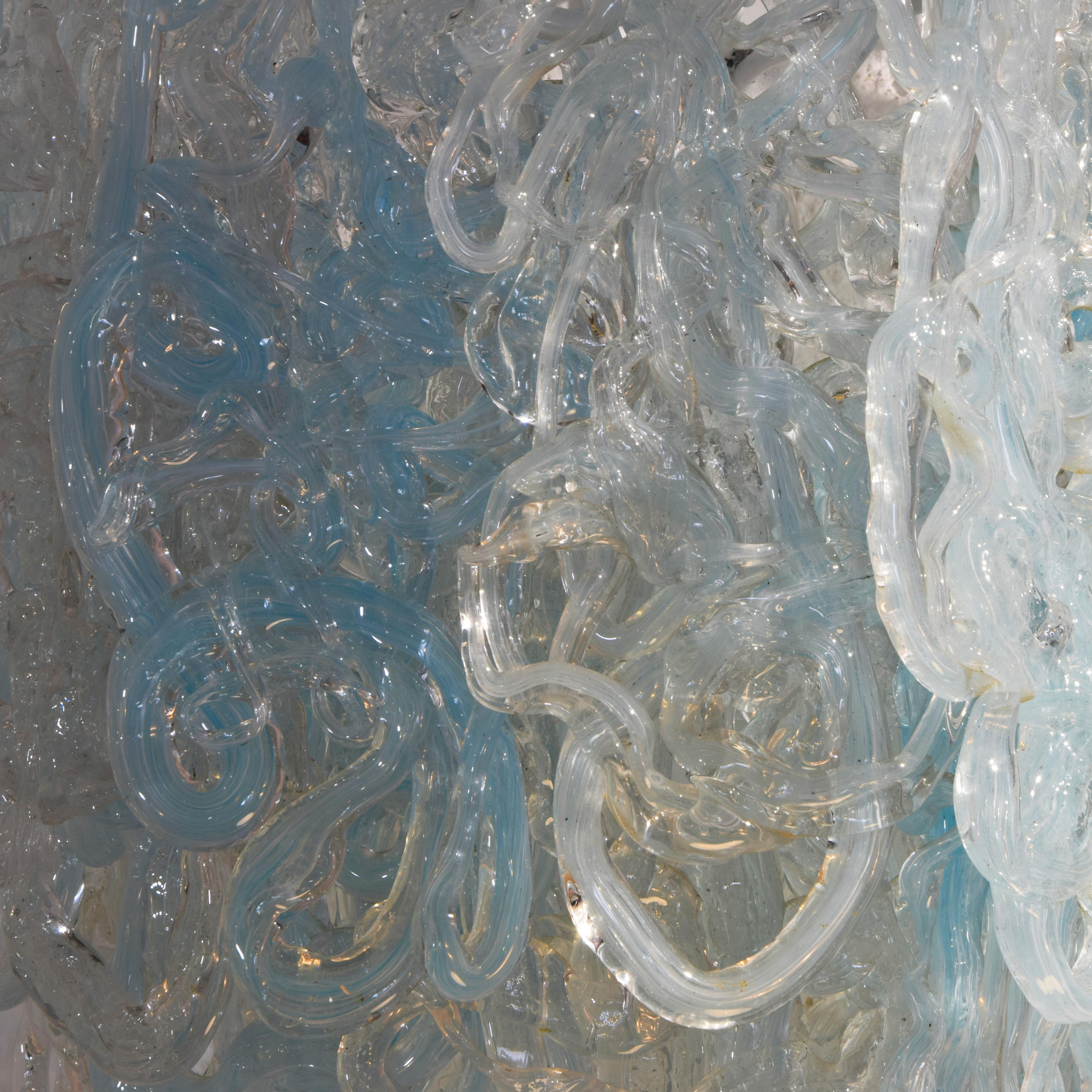 Vistosi pair wall lamps sculpture 1960s. For Sale 1