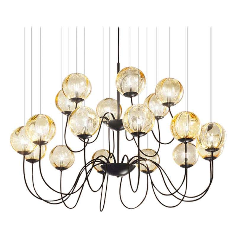 Customizable Vistosi Puppet SP 18 P Suspension Light by Romani Saccani ...