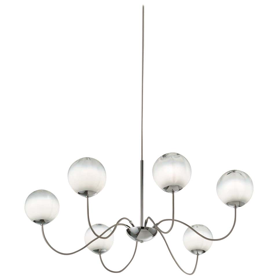 Vistosi Puppet SP24P Pendant Light in Smoke Transparent by Romani ...