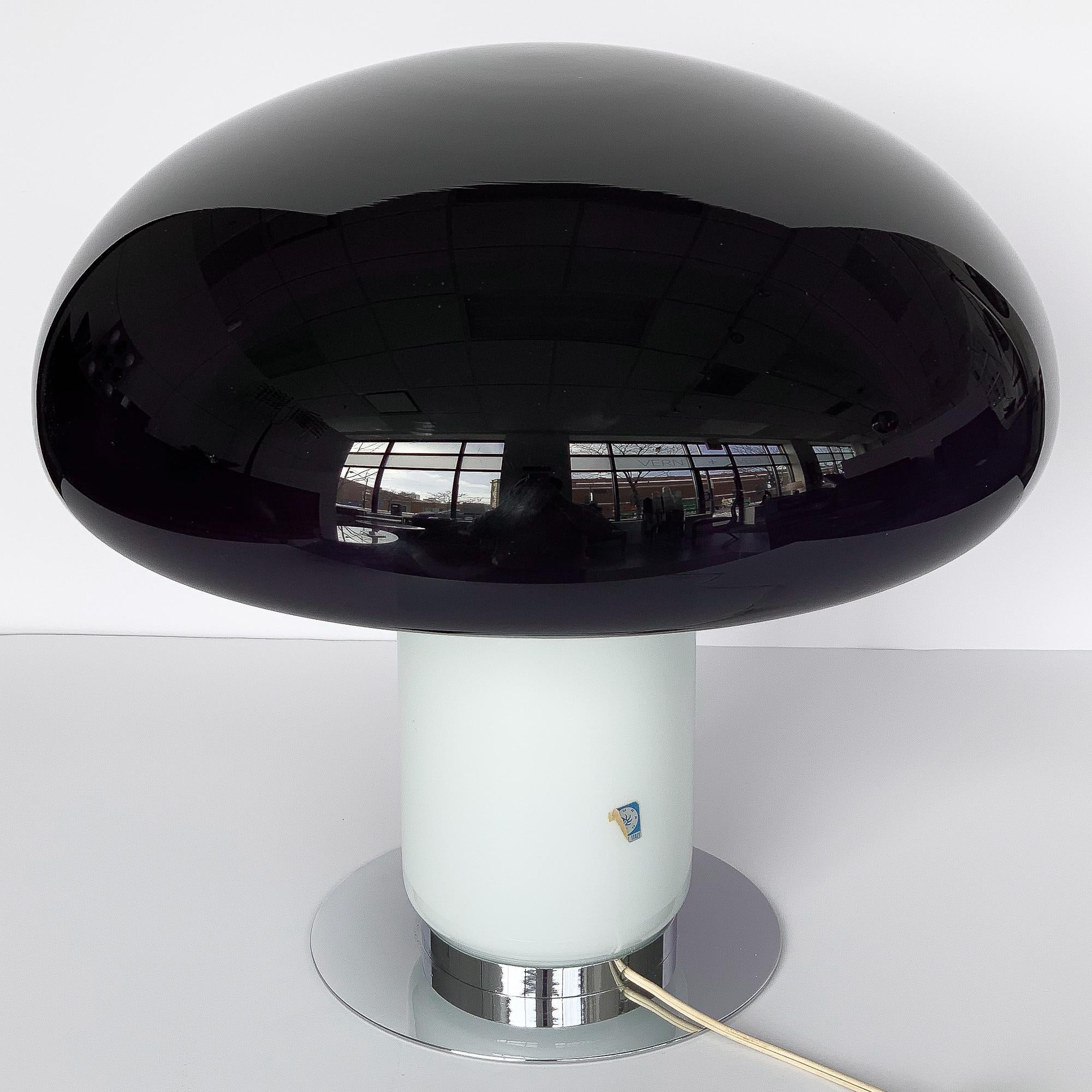 Vistosi Purple / Amethyst Mushroom Table Lamp 1