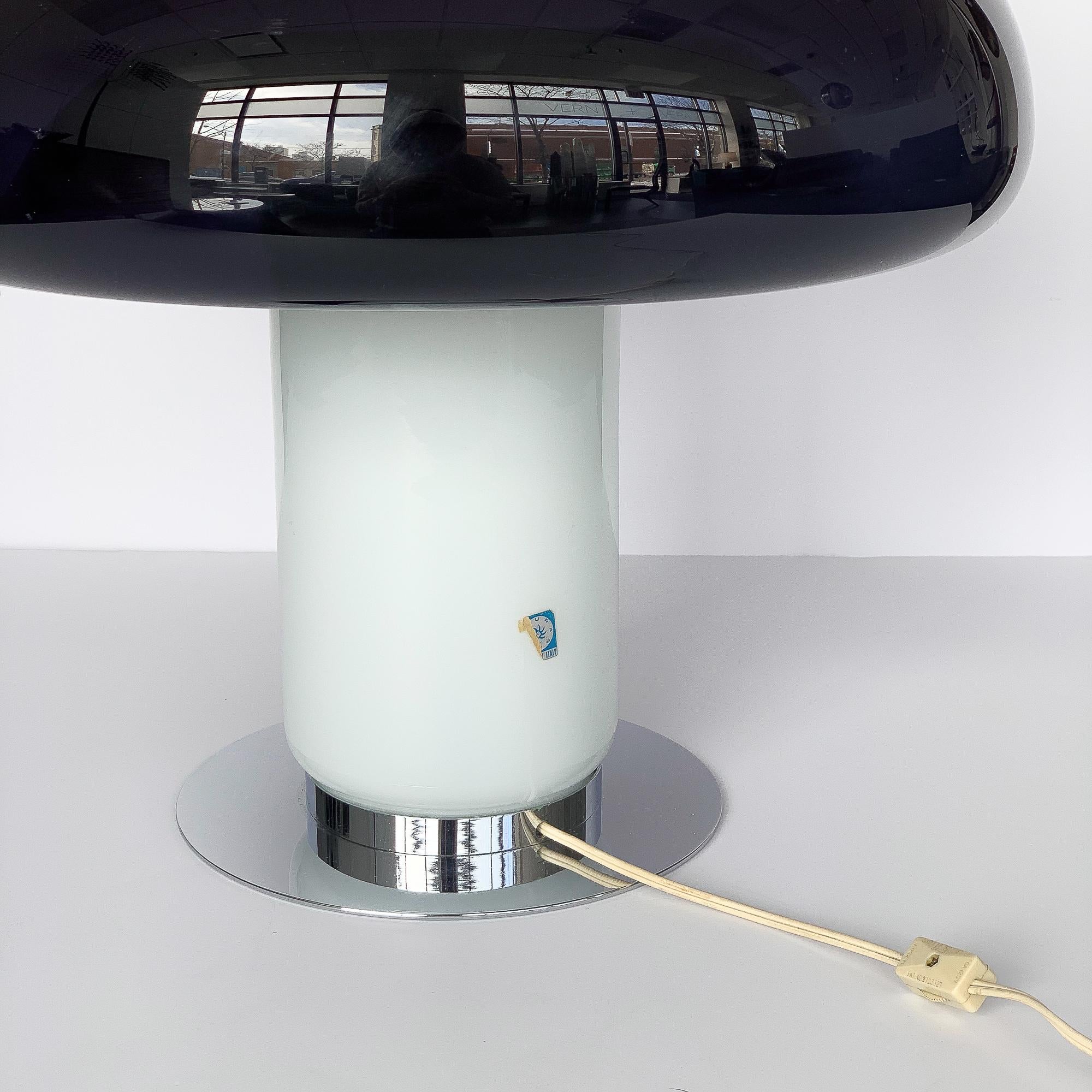 Vistosi Purple / Amethyst Mushroom Table Lamp 2