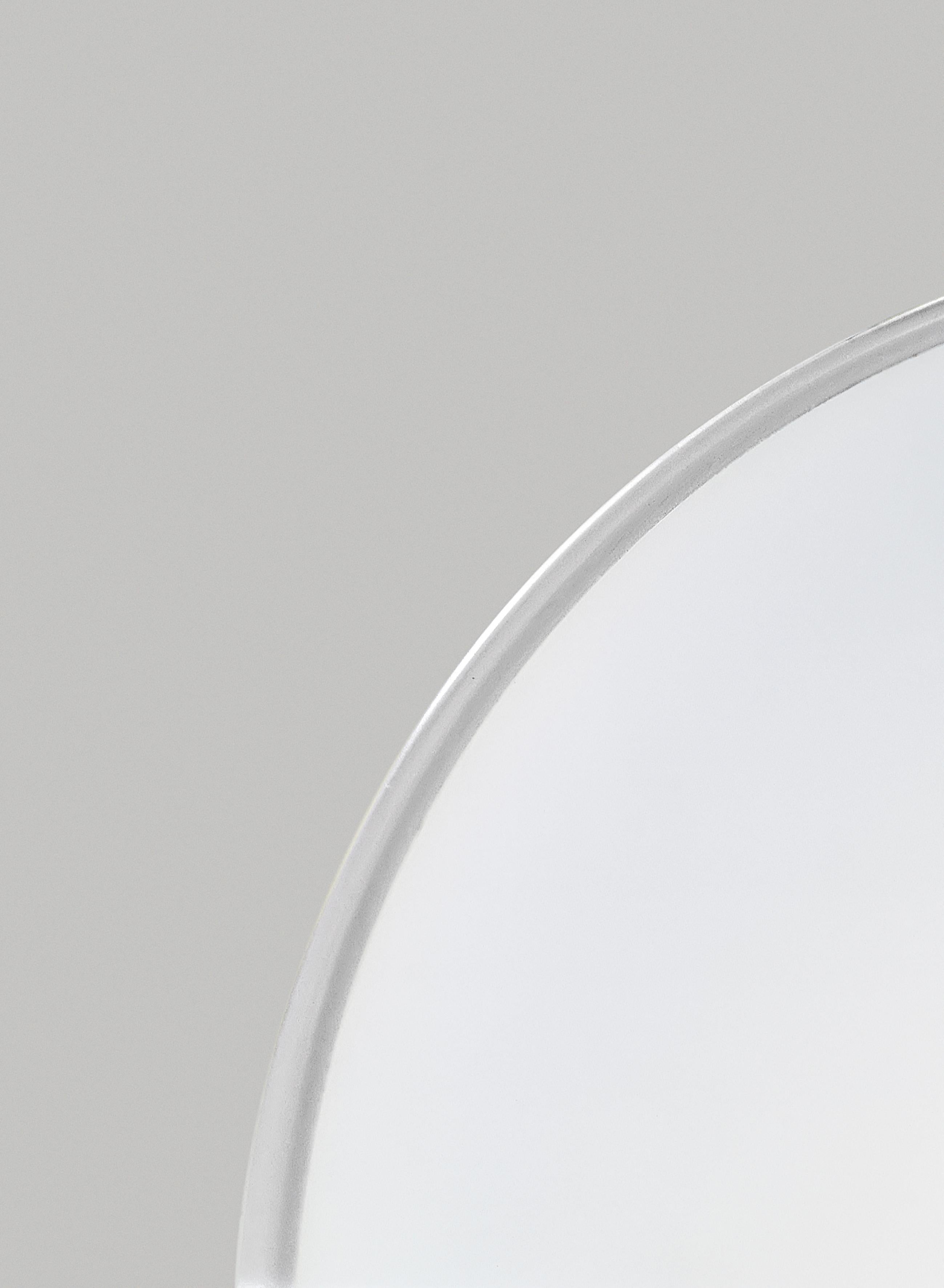 Italiano Vistosi Small Aurora Flush Mount/Scone da parete in vetro cristallo bianco in vendita
