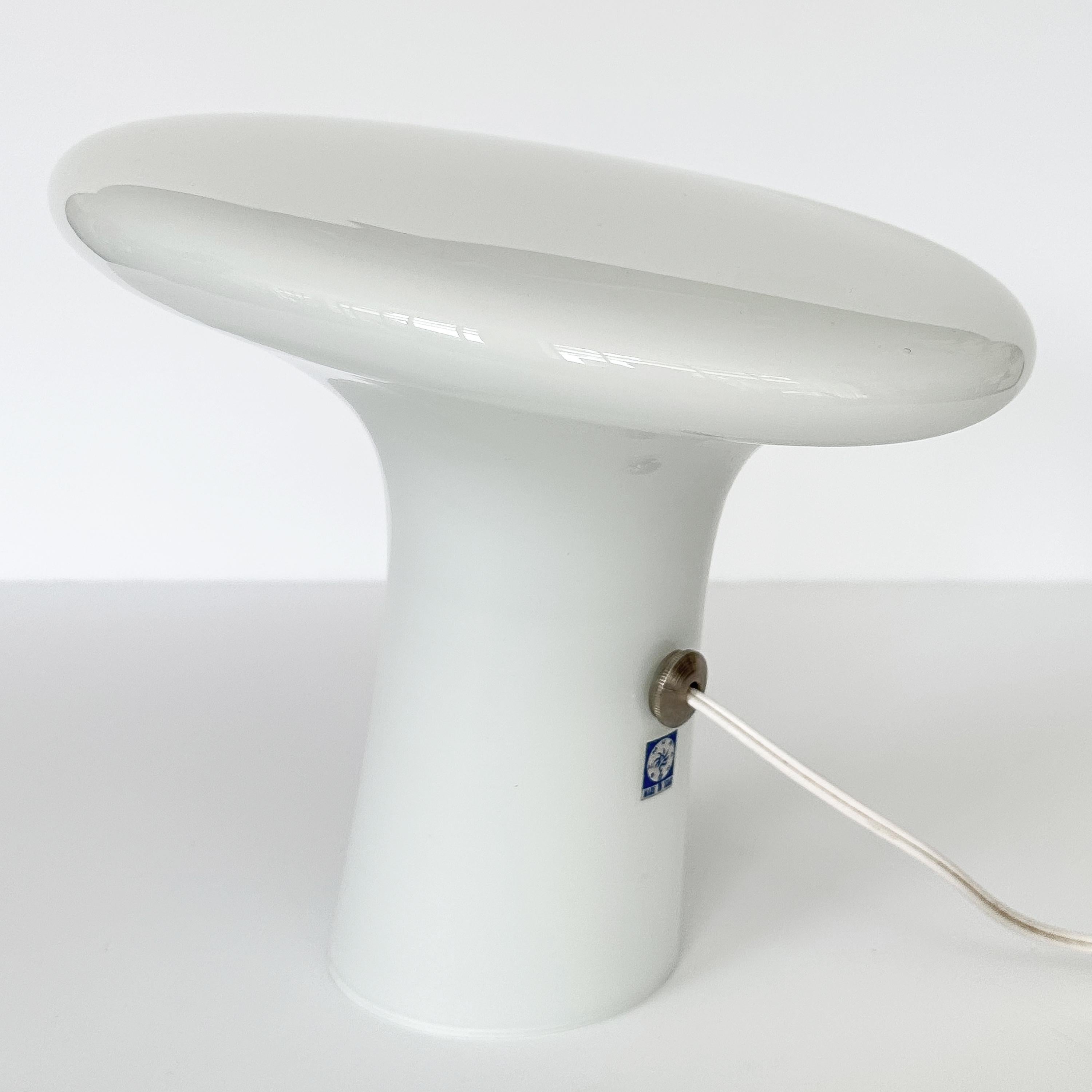 Blown Glass Vistosi Small Boot Table Lamp by Gino Vistosi