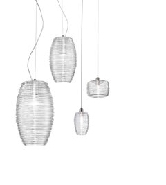 Vistosi Square LED Damasco Suspension Light di Paolo Crepax