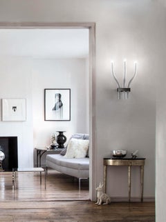 Vistosi Stardust AP 3 Sconce in Crystal Glass by Francesco Lucchese