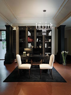 Colgante Vistosi Stardust SP Q de cristal rayado de Francesco Lucchese