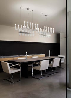 Vistosi Stardust SP R Pendant in Crystal Glass by Francesco Lucchese