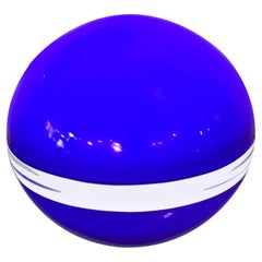 Vistosi Tischlampe Murano Glas, 1960, Italien