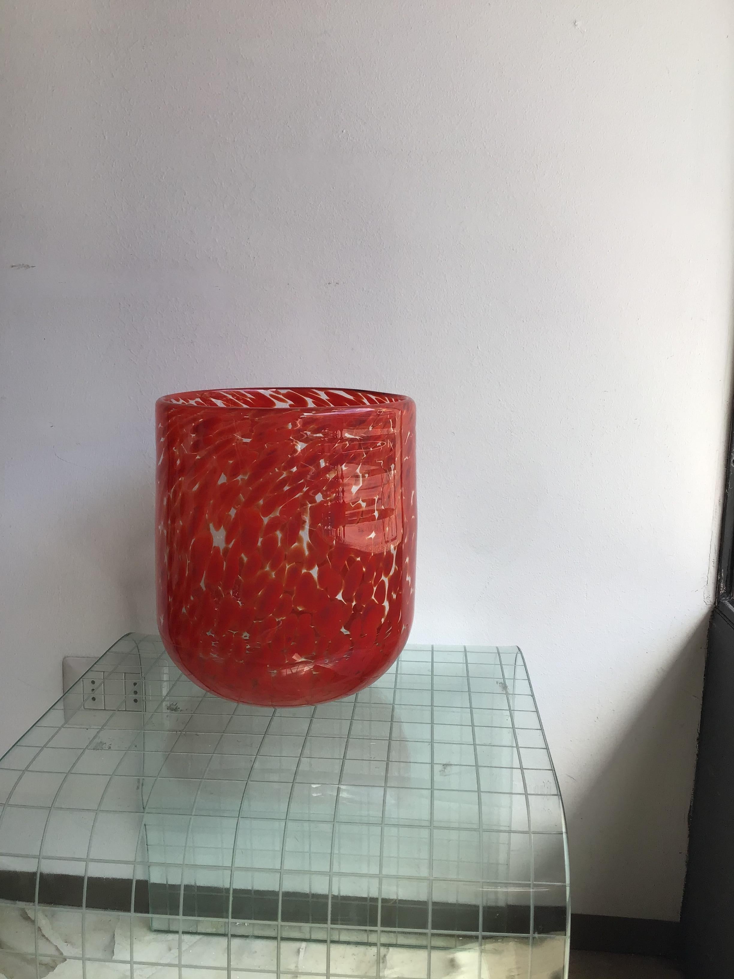 Other Vistosi Vase Murano Glass, 1960, Italy For Sale