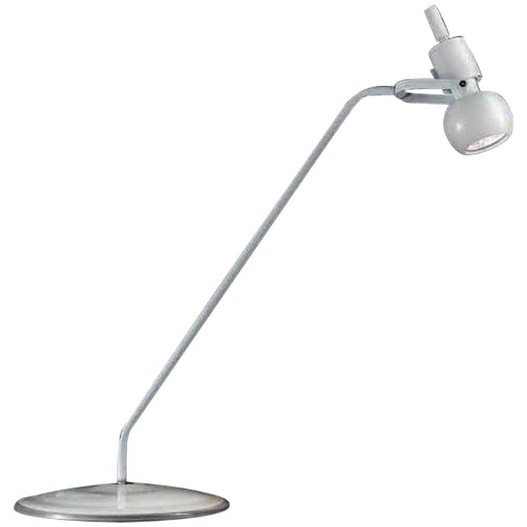 Vistosi Table Lamp in White Glass For Sale
