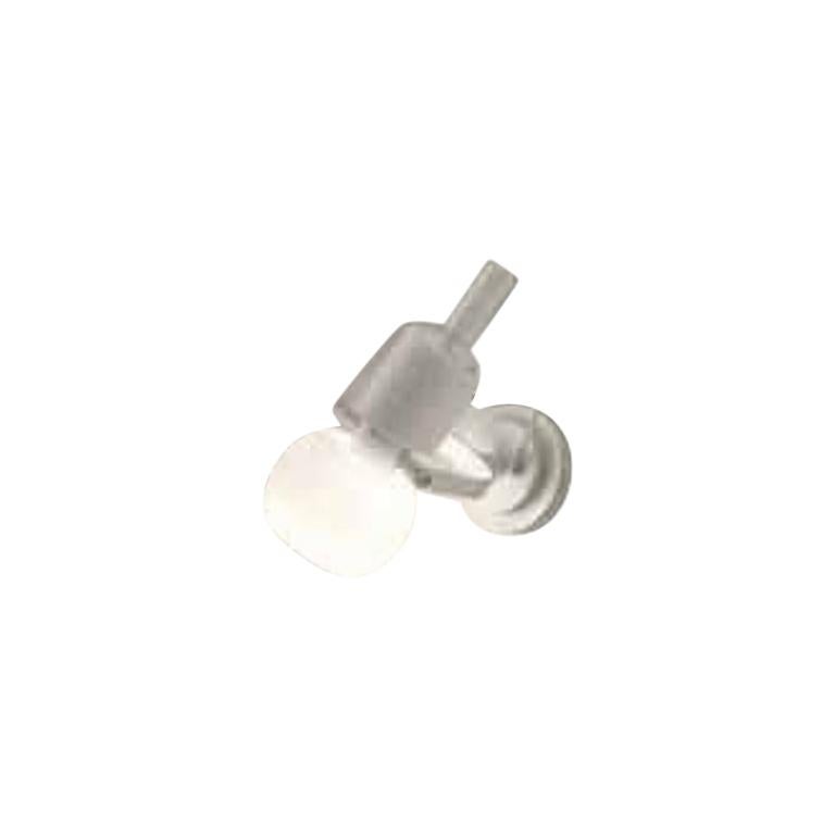 Vistosi Wall Sconce in White Glass For Sale