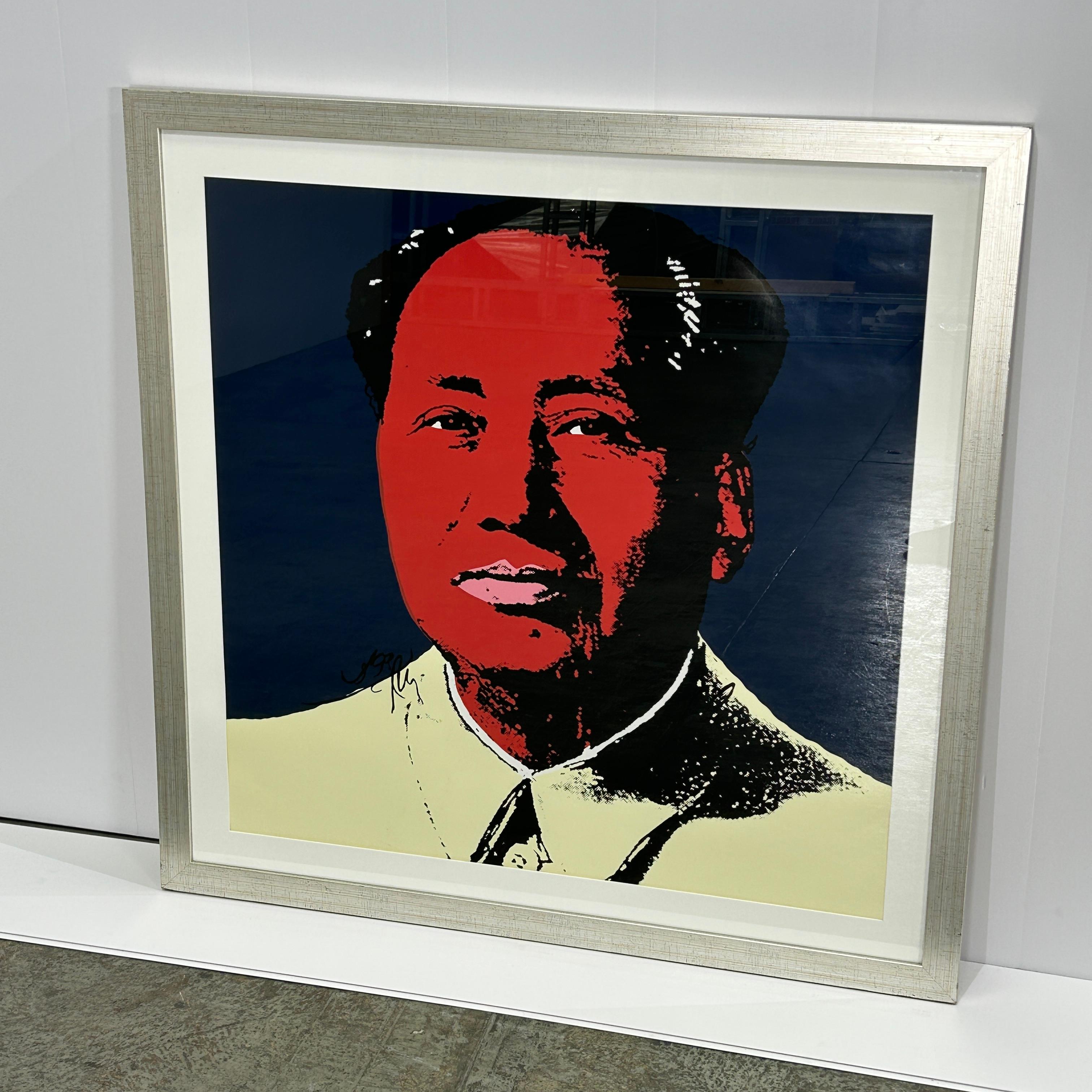 Visual Arts, Inc. 'Mao, 1972' Lithodruck von Andy Warhol (Moderne) im Angebot