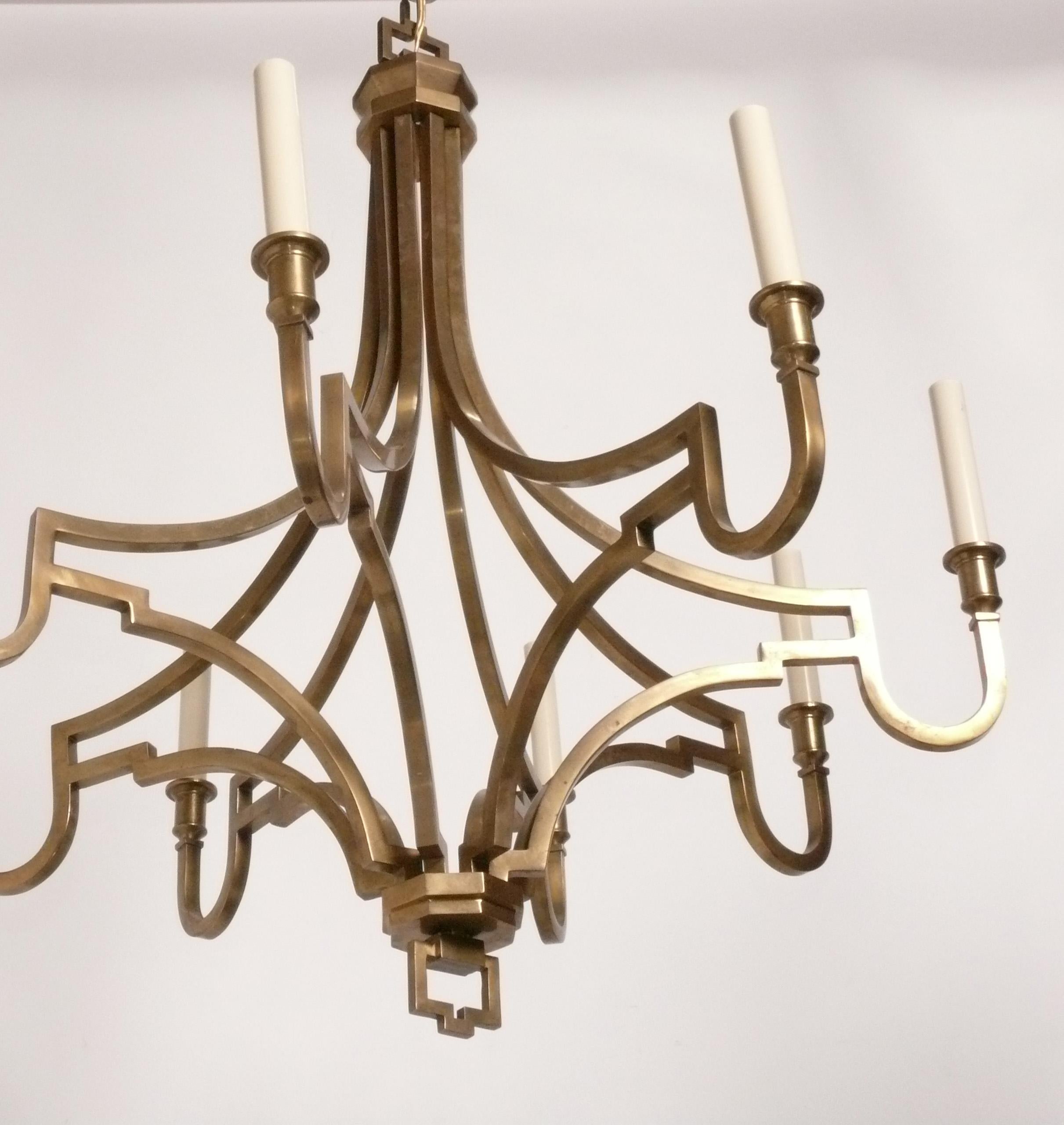 Elegant Brass Chandelier, The 