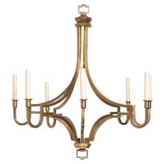 Visual Comfort Chapman Model Antiqued Brass Chandelier