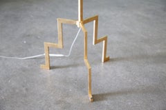 Visual Comfort Co. Designer Brass Vintage Floor Lamps - a Pair