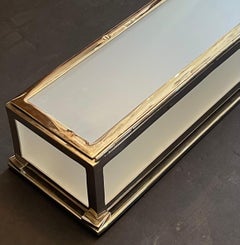 Visual Comfort Mercer Light Box Polished Nickel Frosted Glass Thomas O'Brien