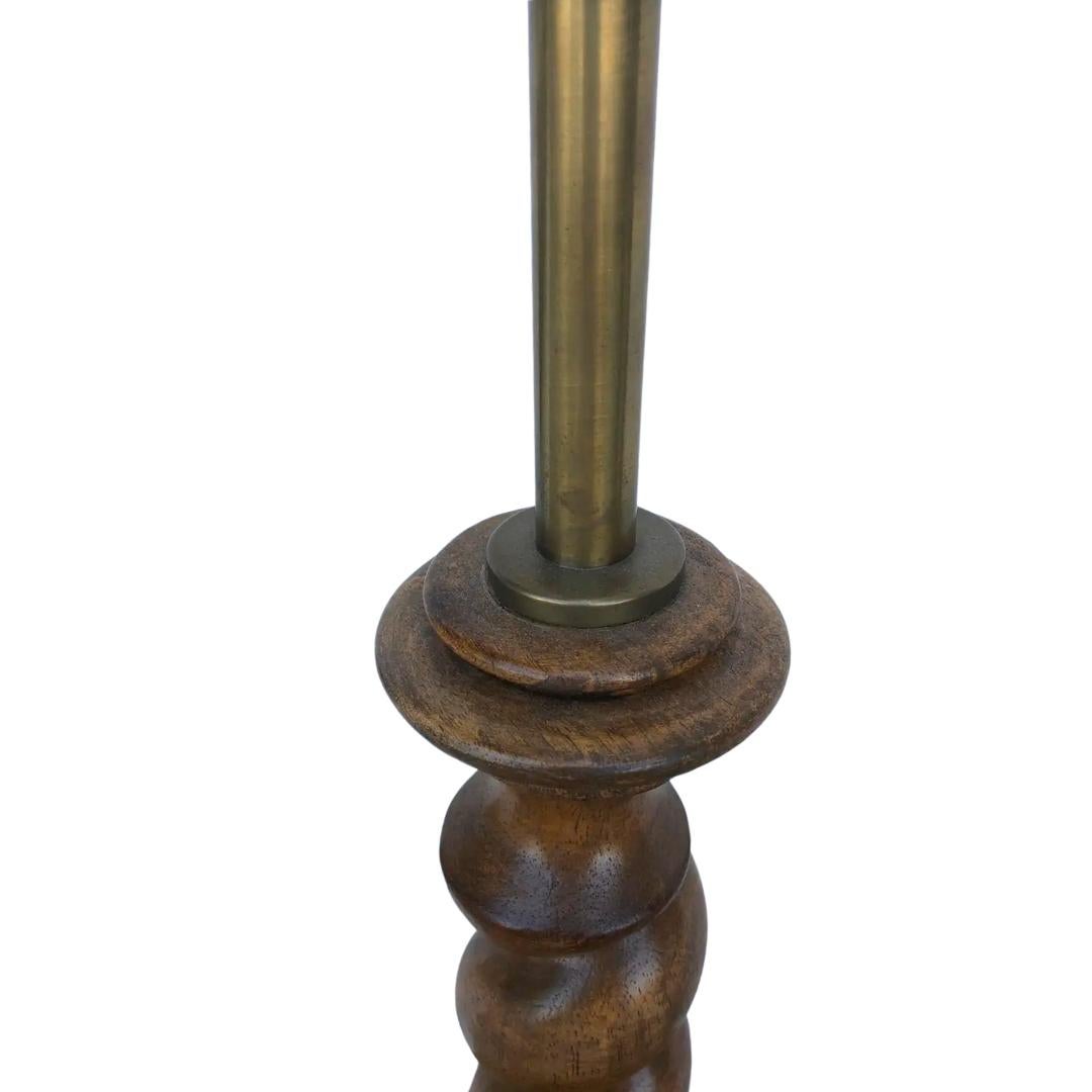 Brass Visual Comfort Tudor Twist Adjustable Table Lamp For Sale