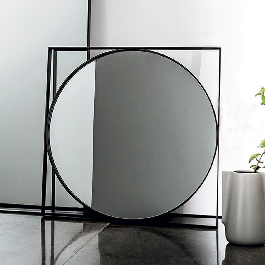 Modern In Stock in Los Angeles, Visual Geometric Wall Mirror, Made in Italy