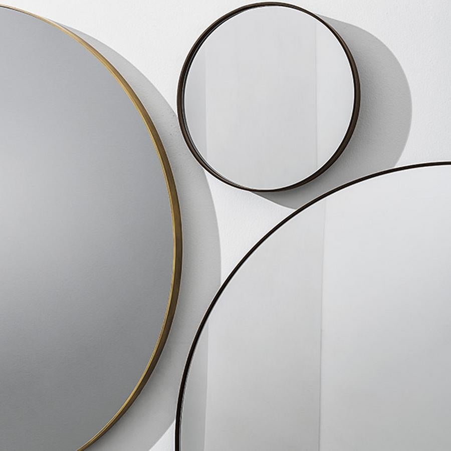 Modern In Stock in Los Angeles, Visual Wall Round Mirror, Made in Italy