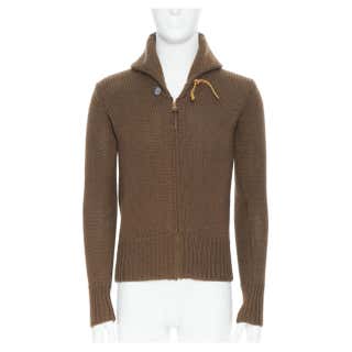 LOUIS VUITTON grey white ombre LV logo monogram crew sweatshirt L For ...