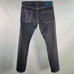VISVIM 36x32 Indigo Selvedge Mud Overdyed Denim Button Fly Jeans