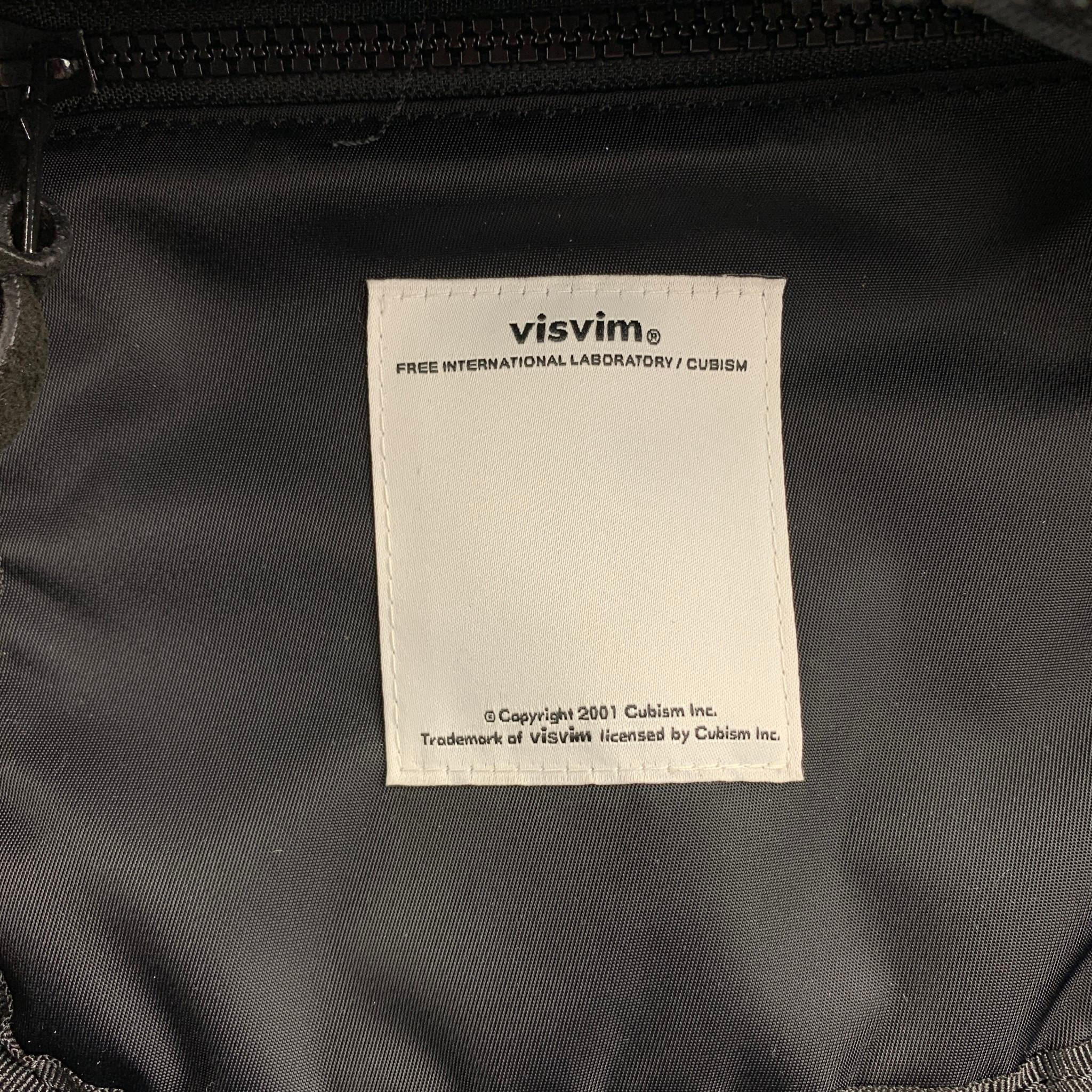 VISVIM Black Mixed Materials Suede Trim Nylon Ballistic 20L Backpack at ...
