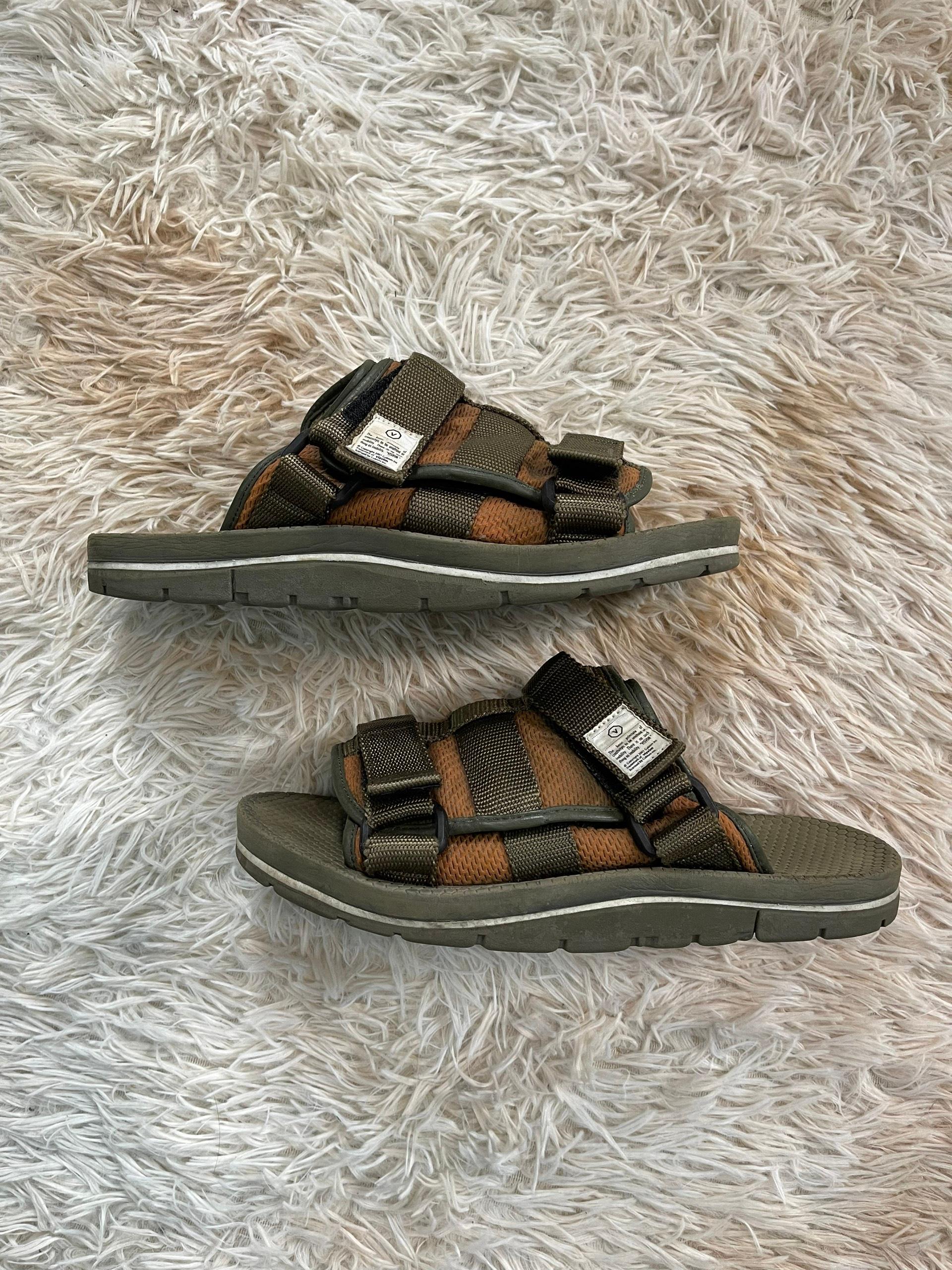 Visvim OG Christo Sandals Military Green For Sale 1