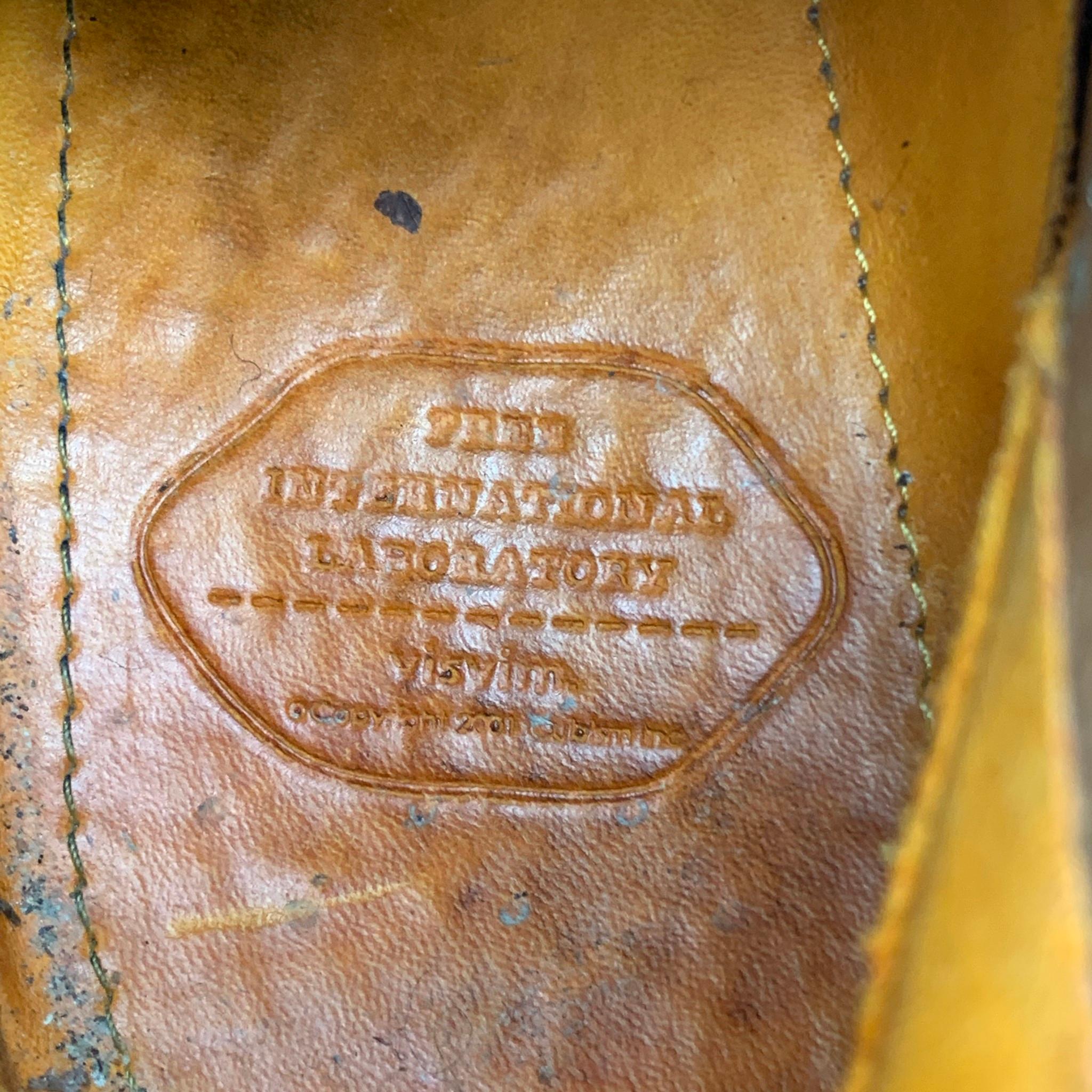 VISVIM Size 10 Brown Textured Suede Worker Lace Up Boots 3