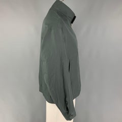 VISVIM Size L Olive Cotton Zip Up Ketchikan Jacket