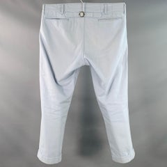 VISVIM Size M Blue Twill Cotton Straight Back Cinch Casual Pants