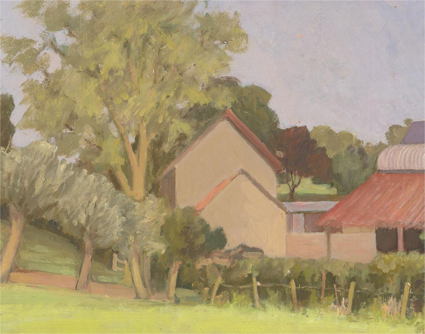 Vita Gollancz (1926-2009) - 1981 Oil, The Farmhouse For Sale 1