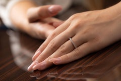 Vitale 1913 18 Karat White Gold Diamond Band Ring