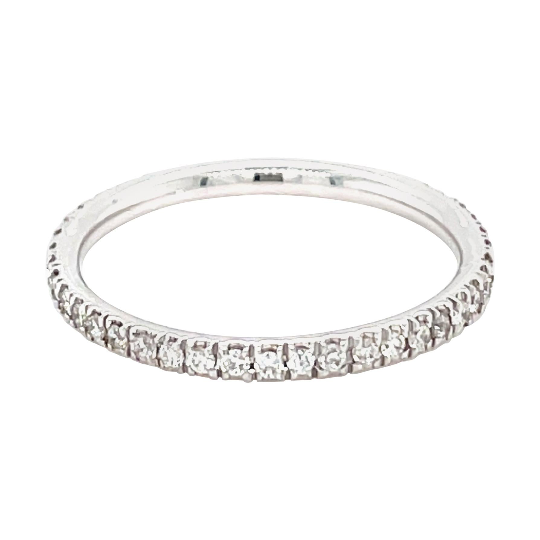 Vitale 1913 18 Karat White Gold Diamond Band Ring