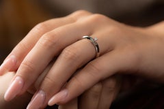 Vitale 1913 Verlobungsring, 18 Karat Weißgold Diamant