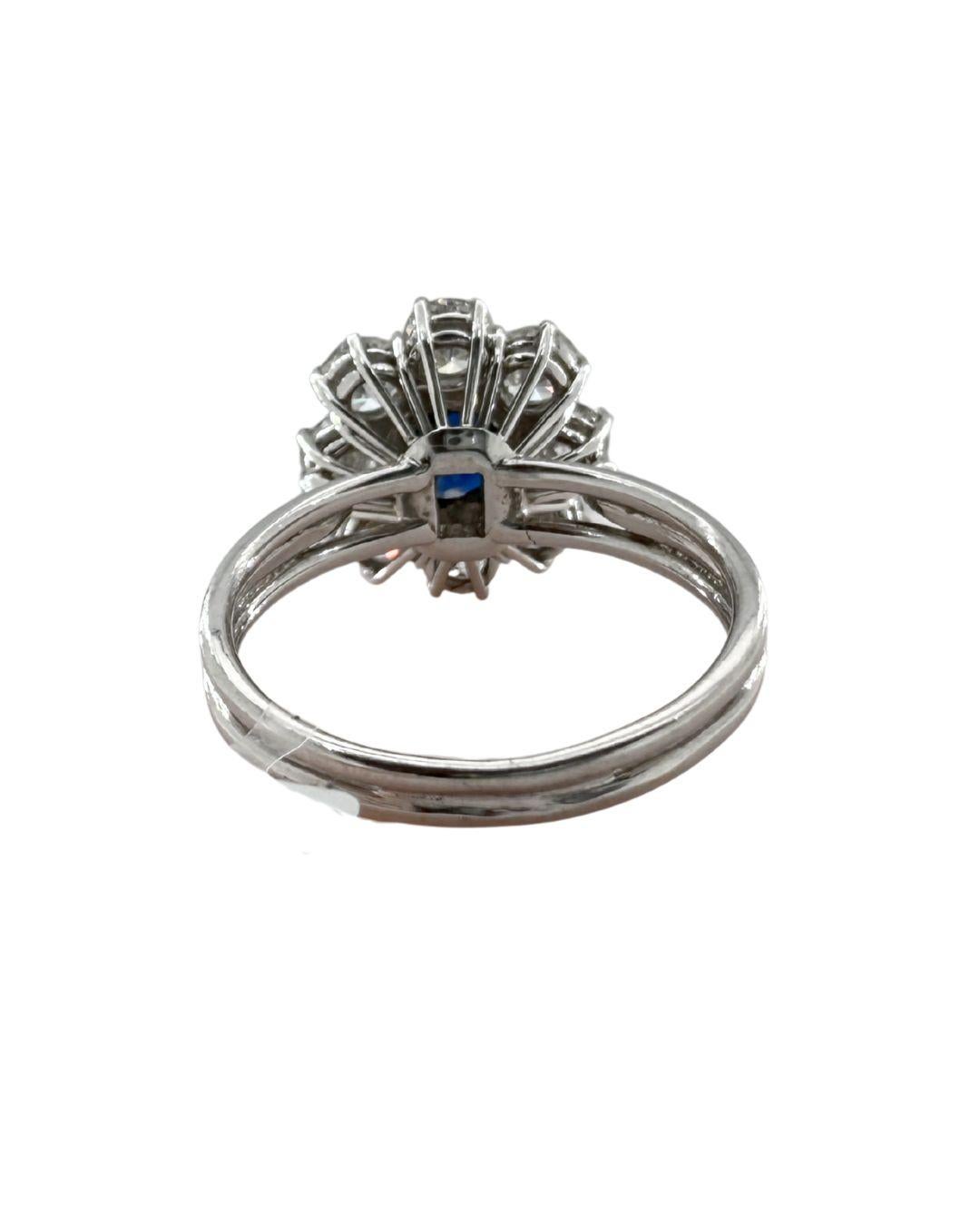 Anello Vitale 1913 Oro bianco 18 carati e zaffiro In condizioni Nuovo in vendita a Monte-Carlo, MC