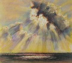 Fantasía del cielo, Pintura, Acrílico sobre lienzo
