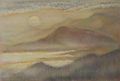 Foggy morning, Gemälde, Acryl auf Leinwand