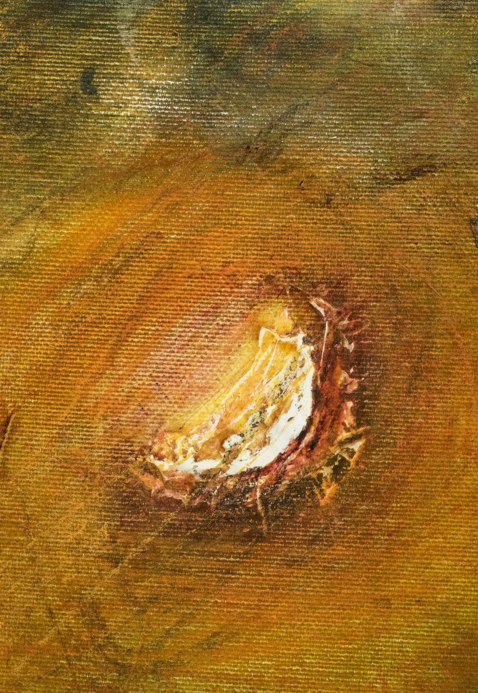Golden Moon, Painting, Acrylic on Canvas For Sale 1