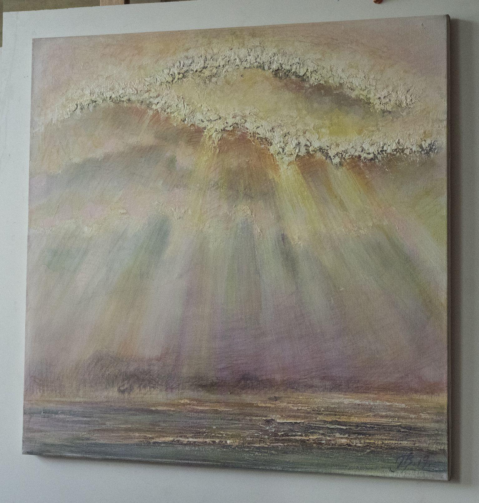 Corona celeste, Pittura, Acrilico su tela - Painting di Vitaliy Pryzant