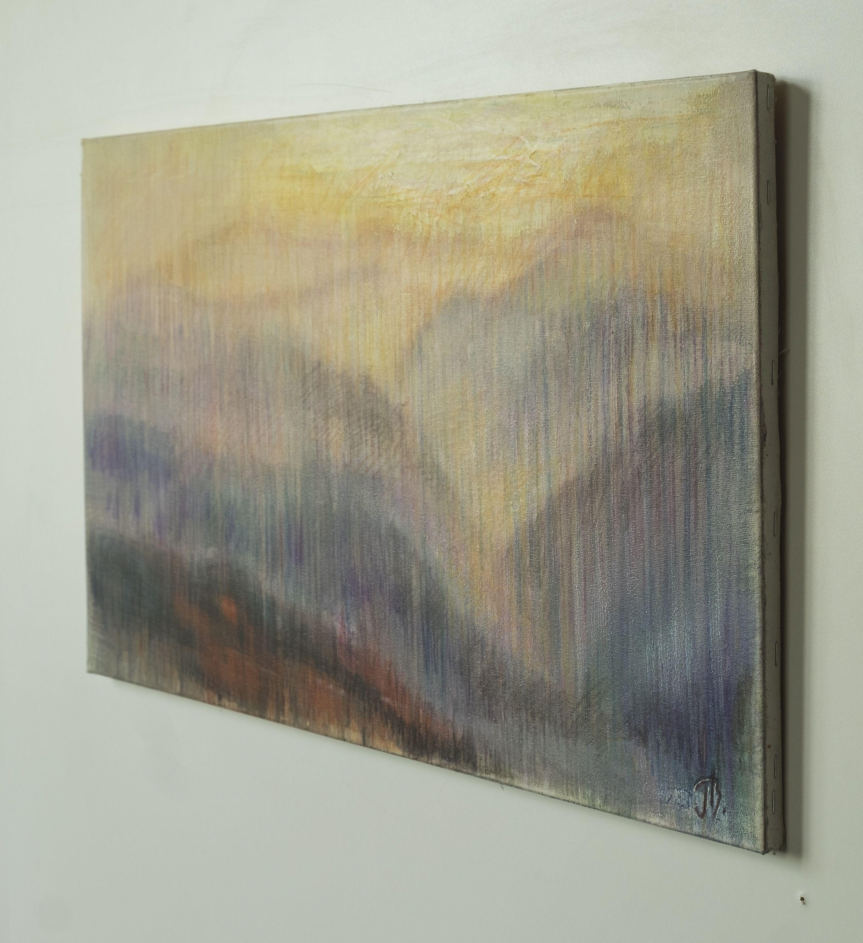 In montagna, Pittura, Acrilico su tela - Painting di Vitaliy Pryzant