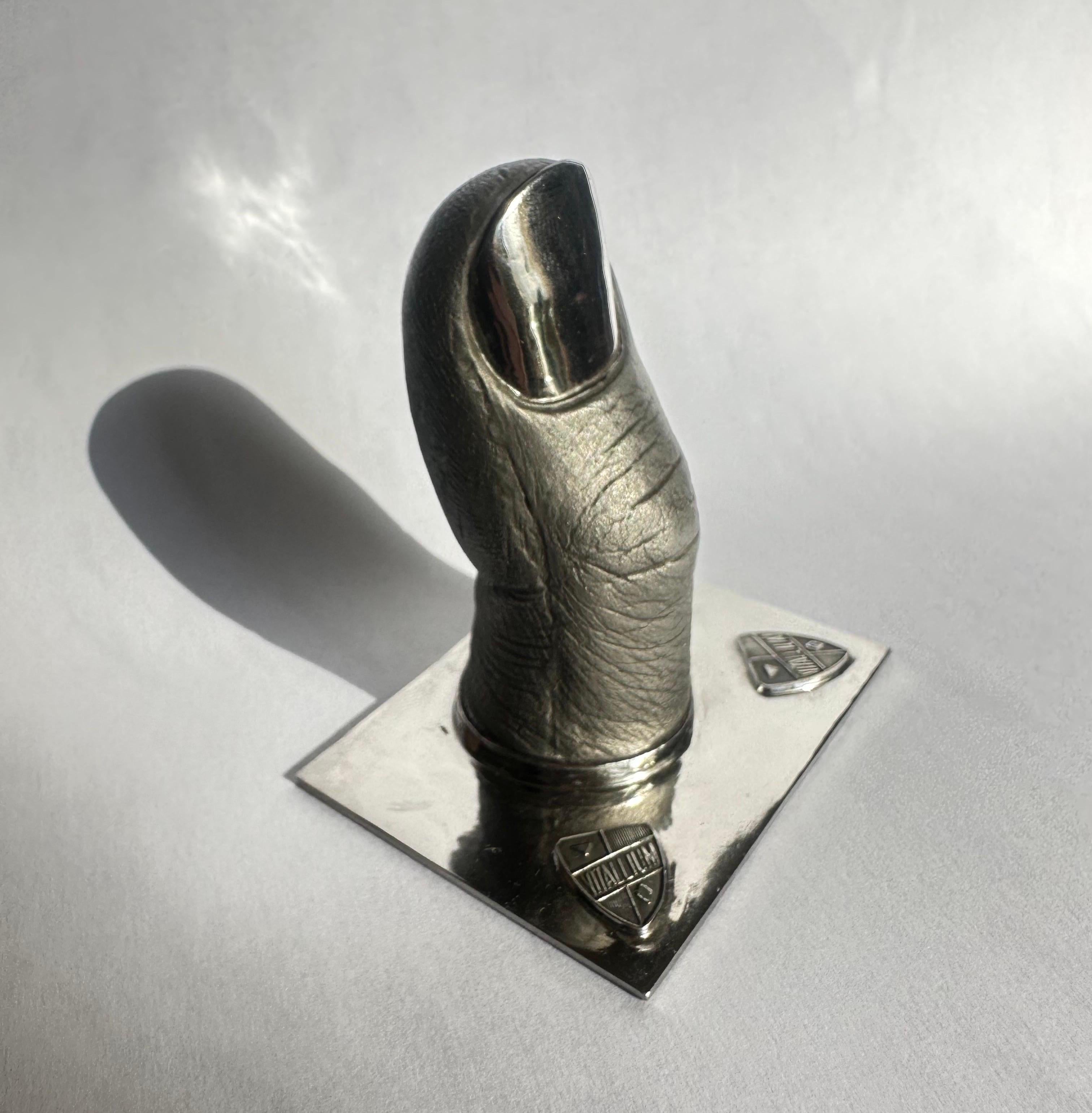Unknown Vitallium Thumb Medical advertising sample sculpture pop art realist  For Sale