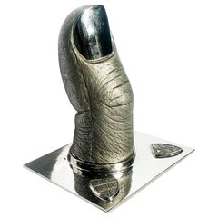 Vitallium Thumb Medical advertising sample sculpture pop art realist
