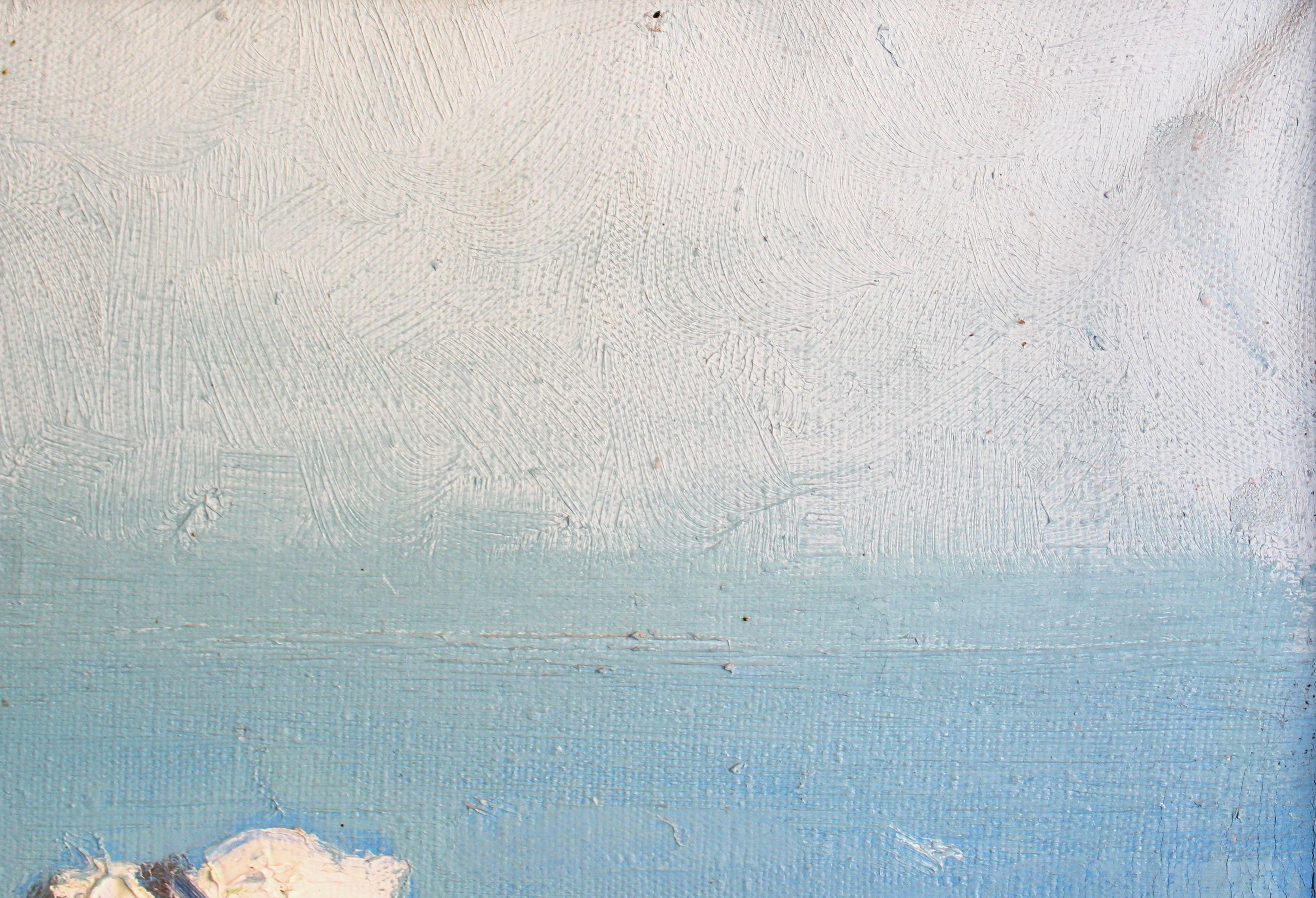 La baia di Cechov. 1976, tela, olio, 90x100 cm in vendita 7