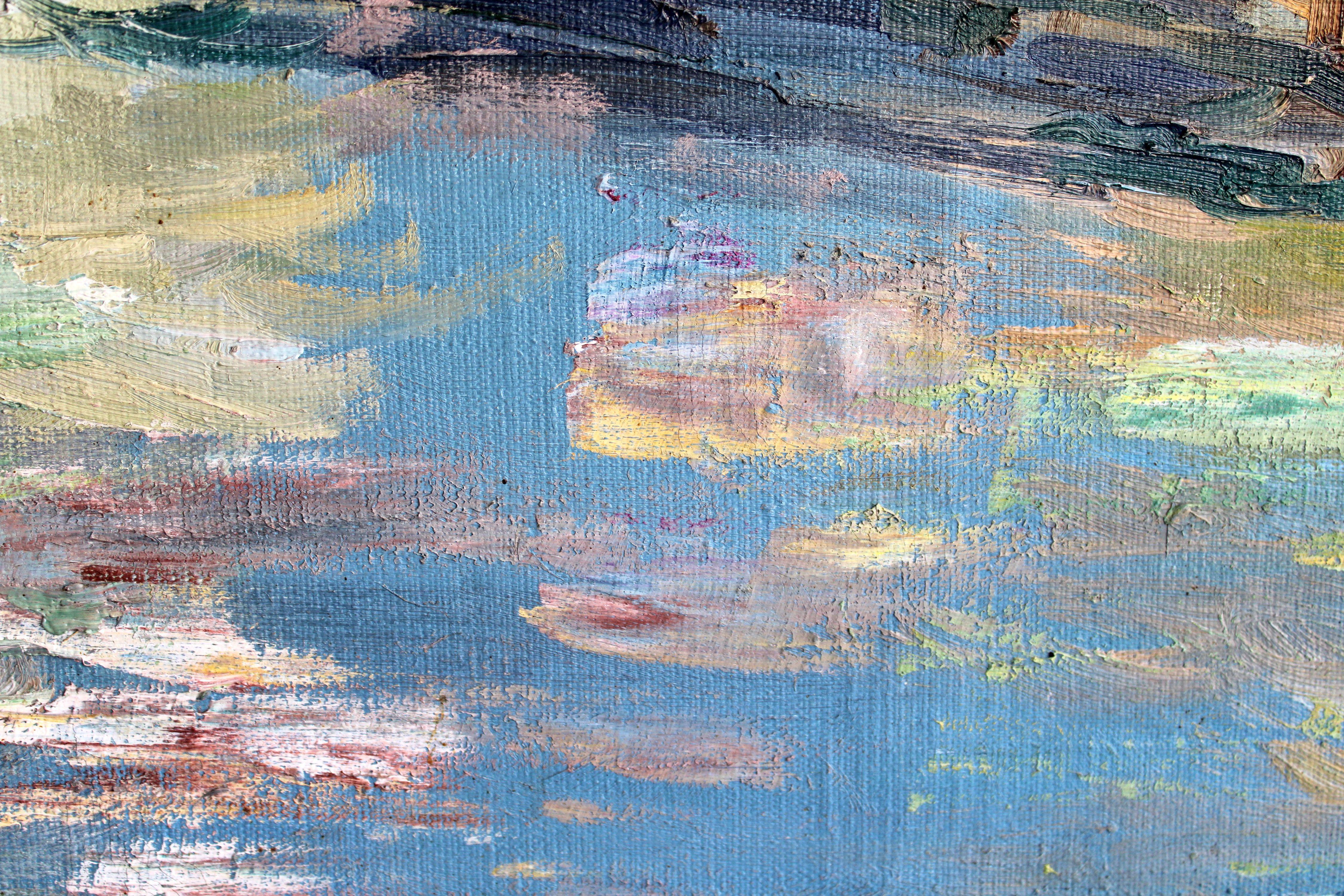 La baia di Cechov. 1976, tela, olio, 90x100 cm in vendita 3