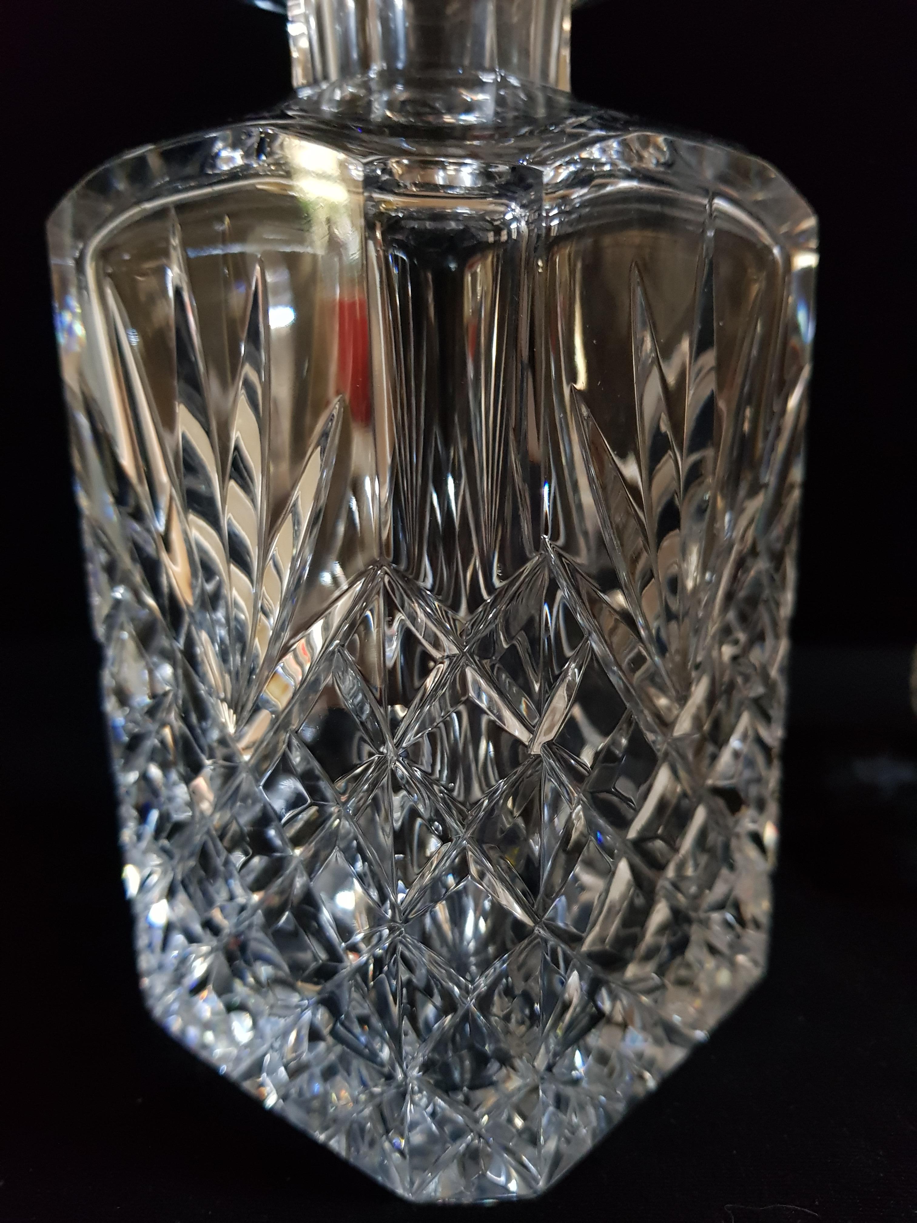 Vitange Bohemian Brilliant Cut Crystal Drinking Set In Excellent Condition For Sale In Grantham, GB