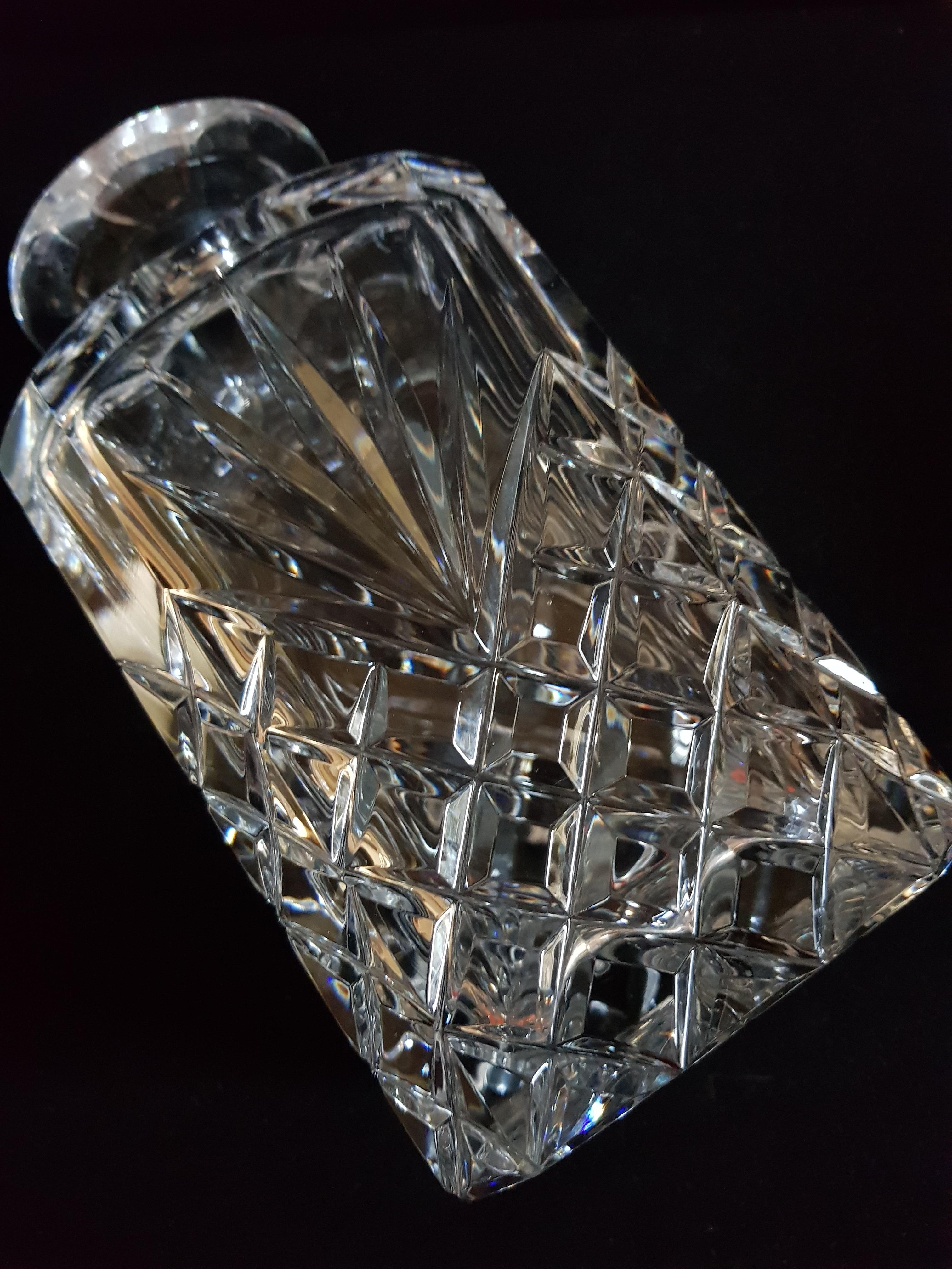 Vitange Bohemian Brilliant Cut Crystal Drinking Set For Sale 1