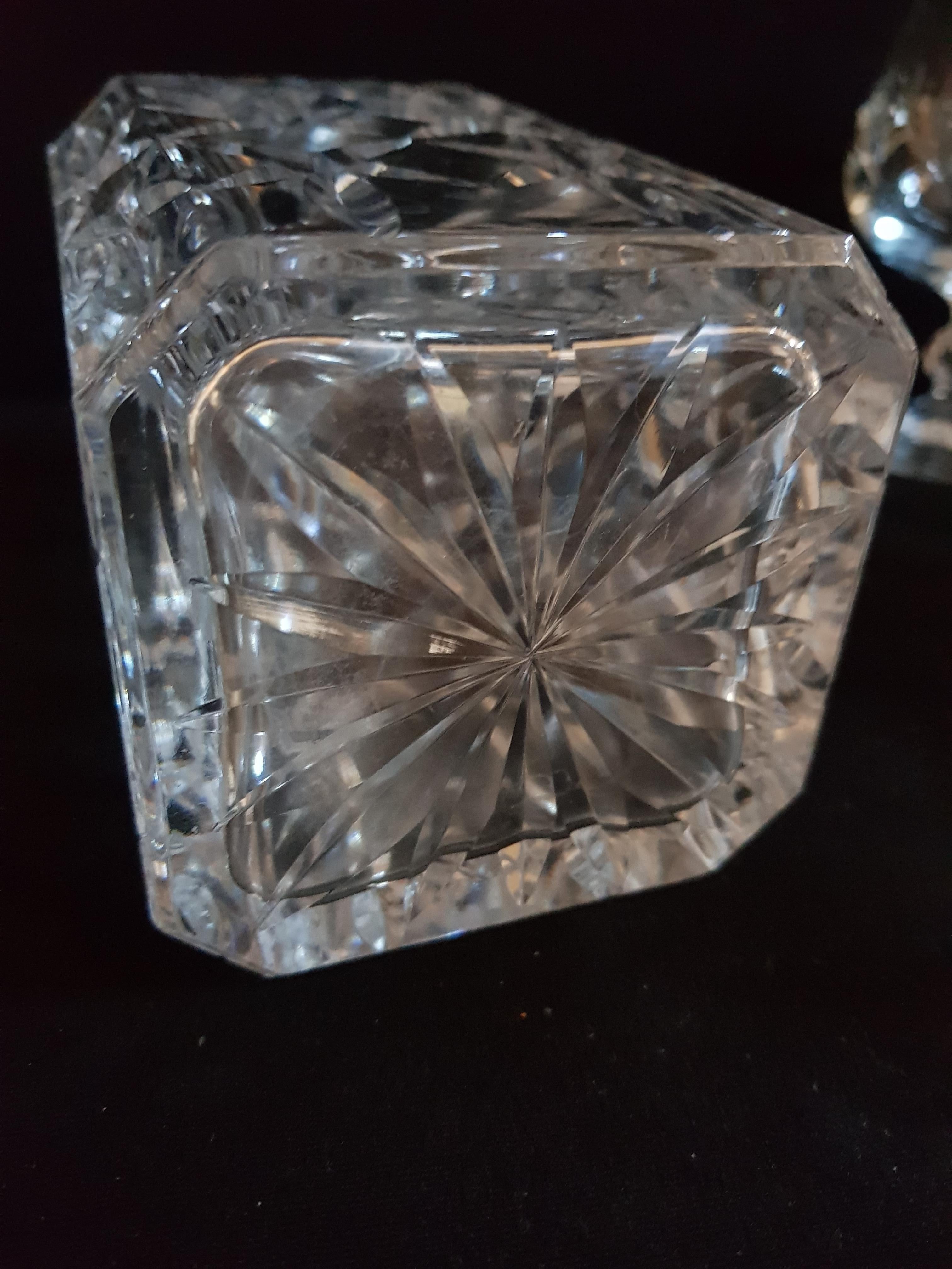 Vitange Bohemian Crystal Drinking Set In Excellent Condition For Sale In Grantham, GB