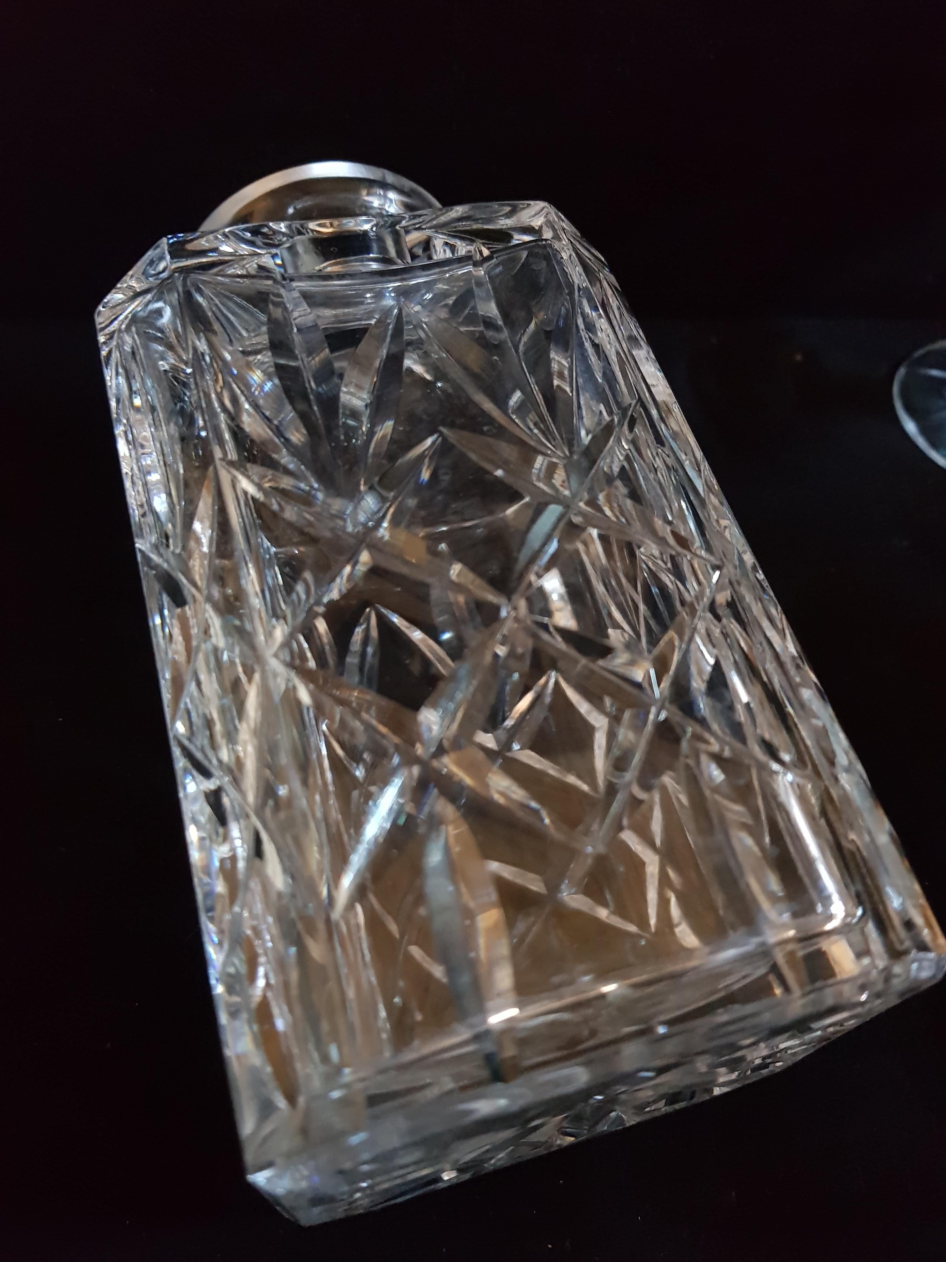 Mid-20th Century Vitange Bohemian Crystal Drinking Set For Sale