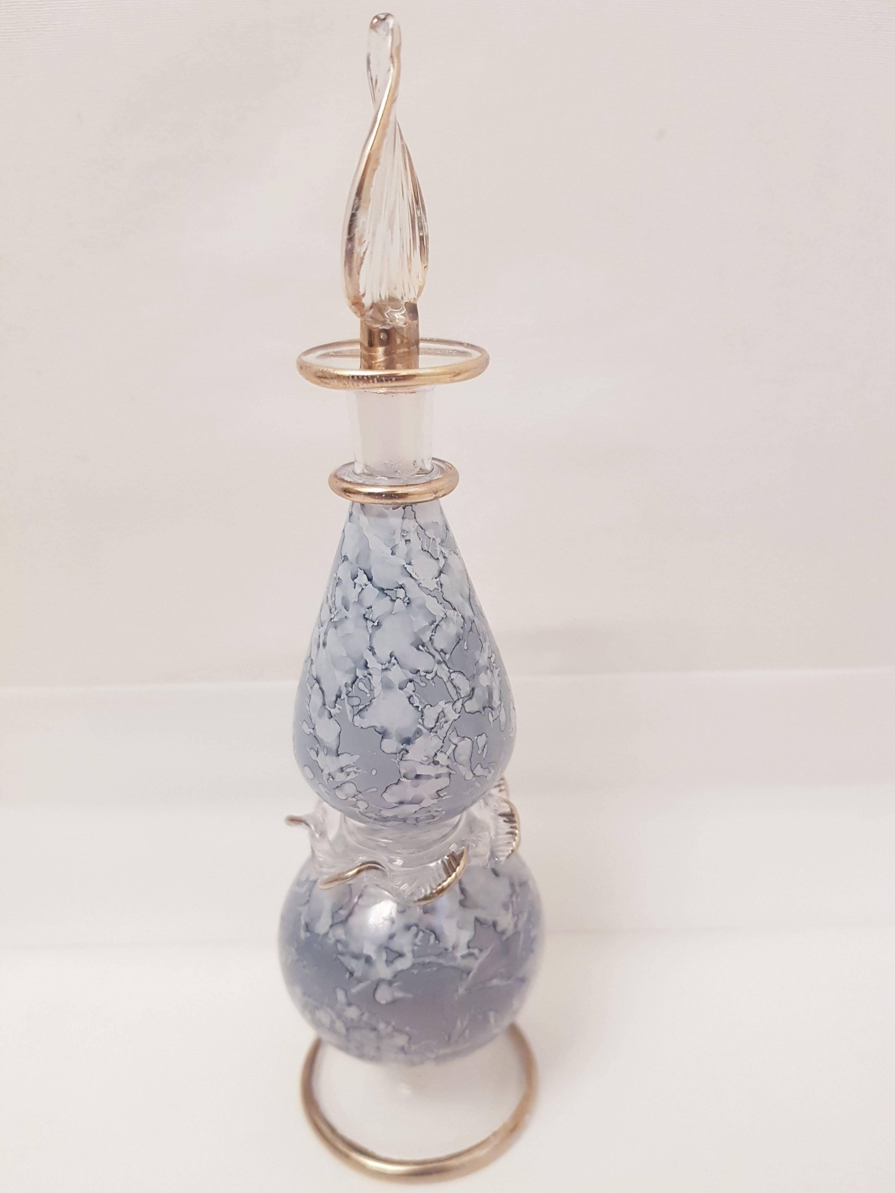 Parfümflaschen aus böhmischem Glas (Art déco) im Angebot